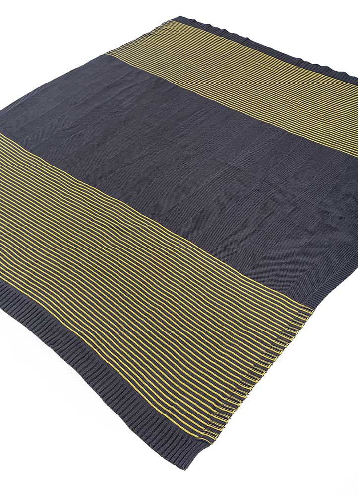 bespoke sile beige and brown polyester Hand Loom Rug - FloorShot