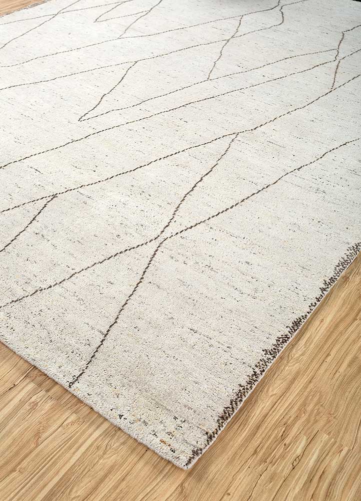 manifest ivory wool Hand Knotted Rug - FloorShot