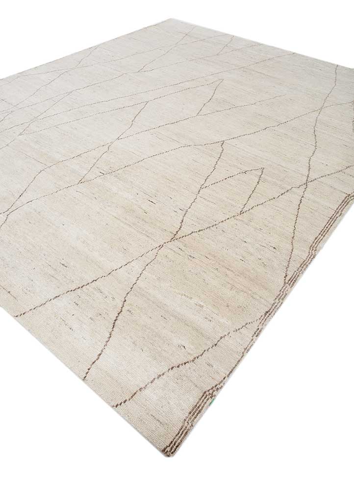 manifest ivory wool Hand Knotted Rug - FloorShot