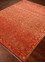 aurora red and orange wool and silk Hand Knotted Rug - FloorShot aurora red and orange wool and silk Hand Knotted Rug - FloorShot