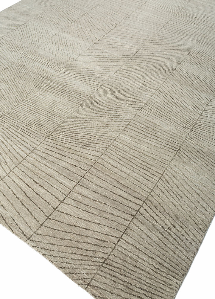 hidden by kavi ivory wool and silk Hand Knotted Rug - FloorShot hidden by kavi ivory wool and silk Hand Knotted Rug - FloorShot