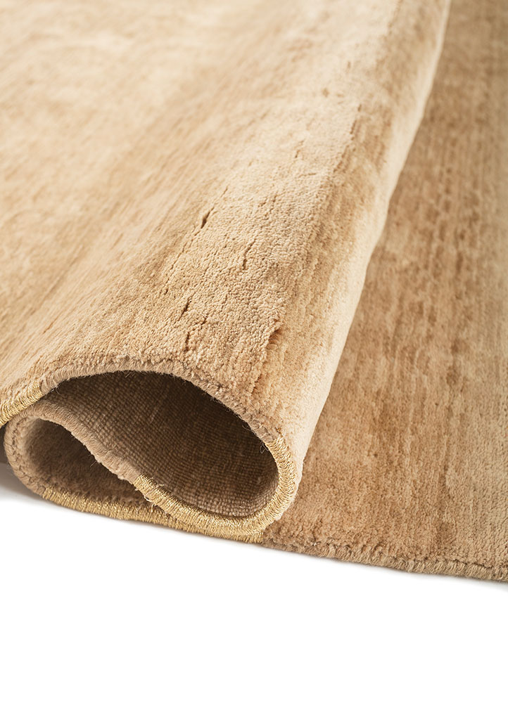 pansy beige and brown wool Hand Knotted Rug - FloorShot pansy beige and brown wool Hand Knotted Rug - FloorShot