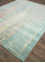 unstring by kavi green wool and bamboo silk Hand Knotted Rug - FloorShot unstring by kavi green wool and bamboo silk Hand Knotted Rug - FloorShot