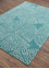 acar blue wool Hand Tufted Rug - FloorShot acar blue wool Hand Tufted Rug - FloorShot