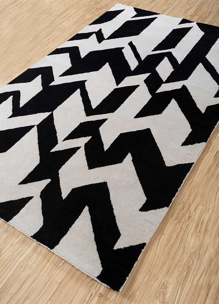 adrift ivory wool Hand Tufted Rug - FloorShot