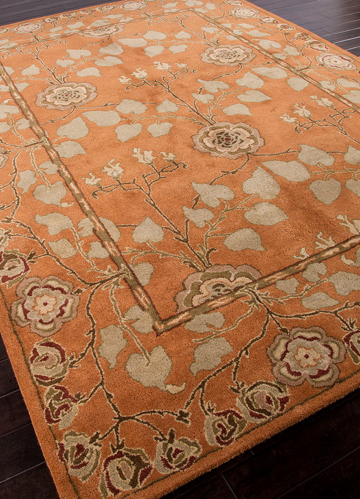 mythos red and orange wool Hand Tufted Rug - FloorShot mythos red and orange wool Hand Tufted Rug - FloorShot