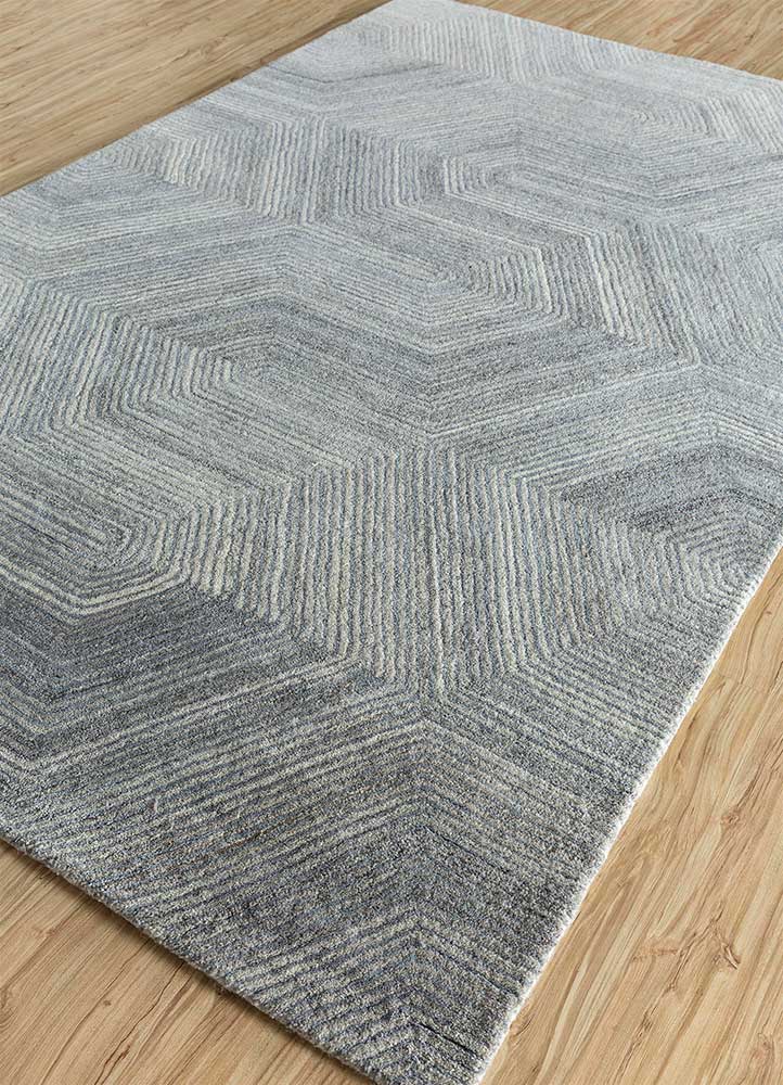 pathways beige and brown wool Hand Tufted Rug - FloorShot