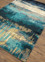genesis blue wool and viscose Hand Tufted Rug - FloorShot genesis blue wool and viscose Hand Tufted Rug - FloorShot