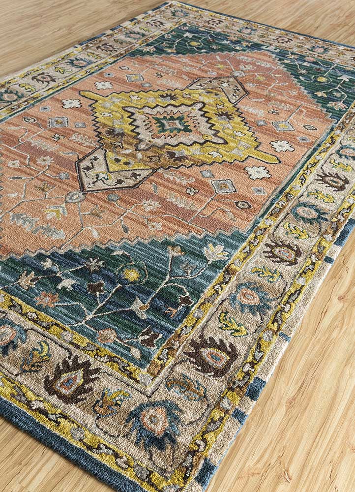 mythos multi wool Hand Tufted Rug - FloorShot