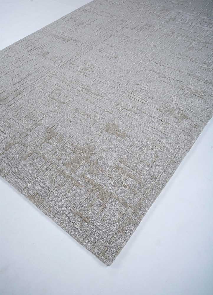 genesis ivory wool and viscose Hand Tufted Rug - FloorShot