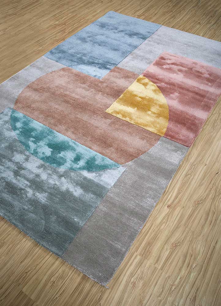 caliedo multi wool and viscose Hand Tufted Rug - FloorShot