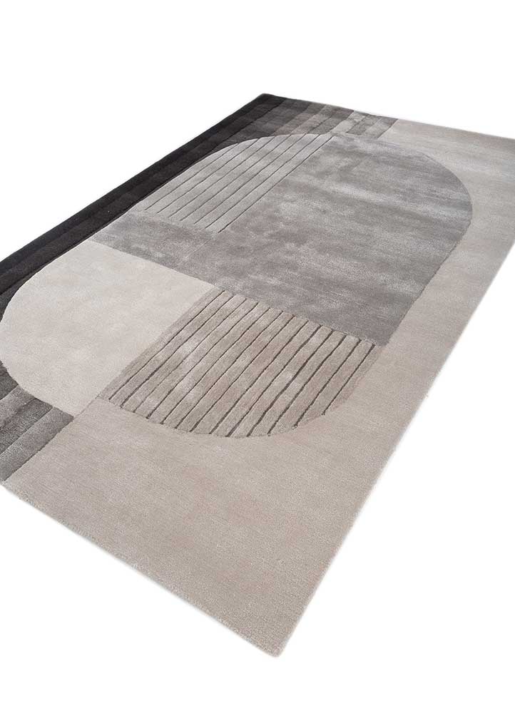 vyom ivory wool and viscose Hand Tufted Rug - FloorShot