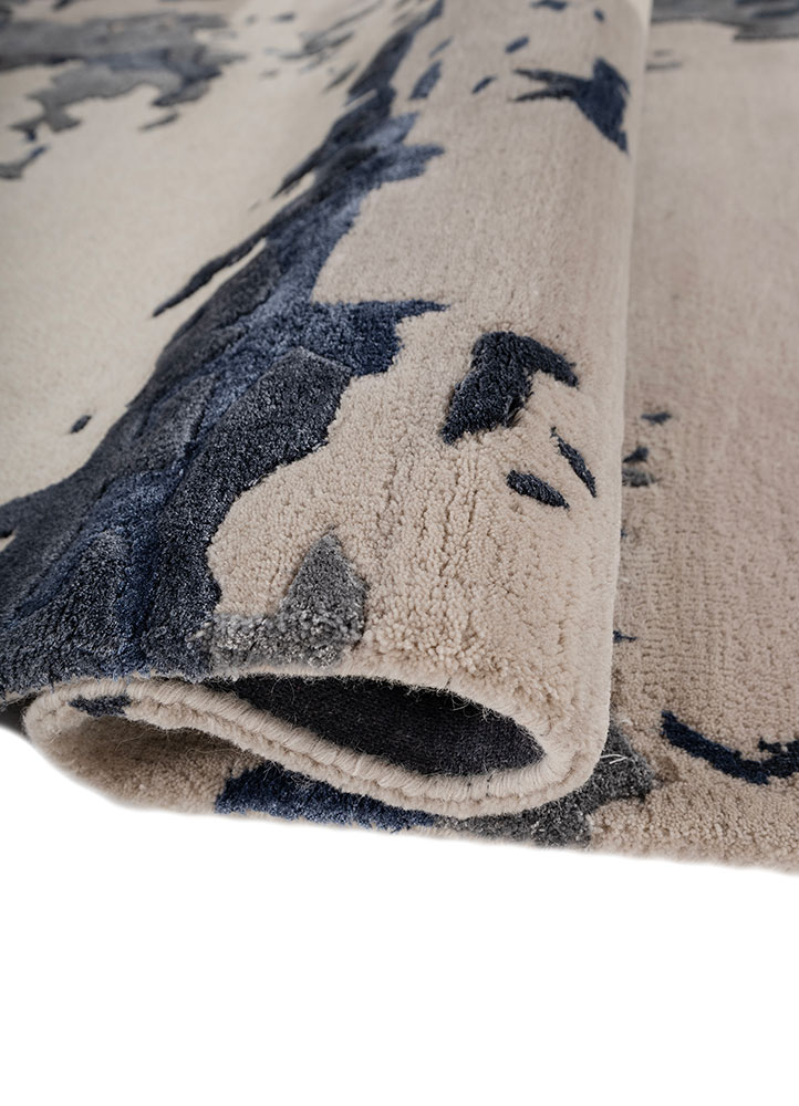 genesis ivory wool and viscose Hand Tufted Rug - FloorShot