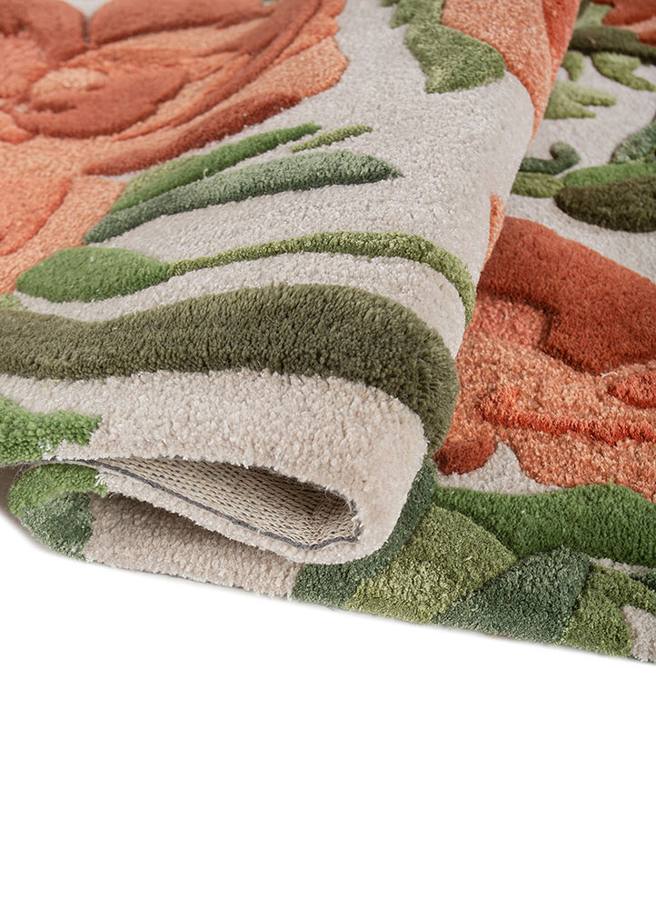 nebulora ivory wool and viscose Hand Tufted Rug - FloorShot