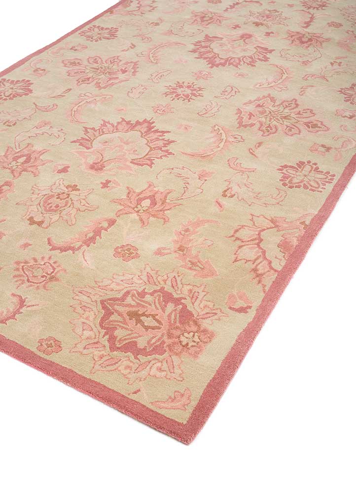 kasbah gold wool Hand Tufted Rug - FloorShot