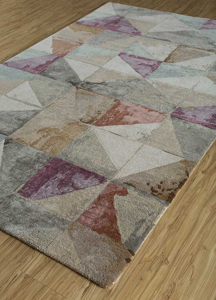 genesis ivory wool and viscose Hand Tufted Rug - FloorShot