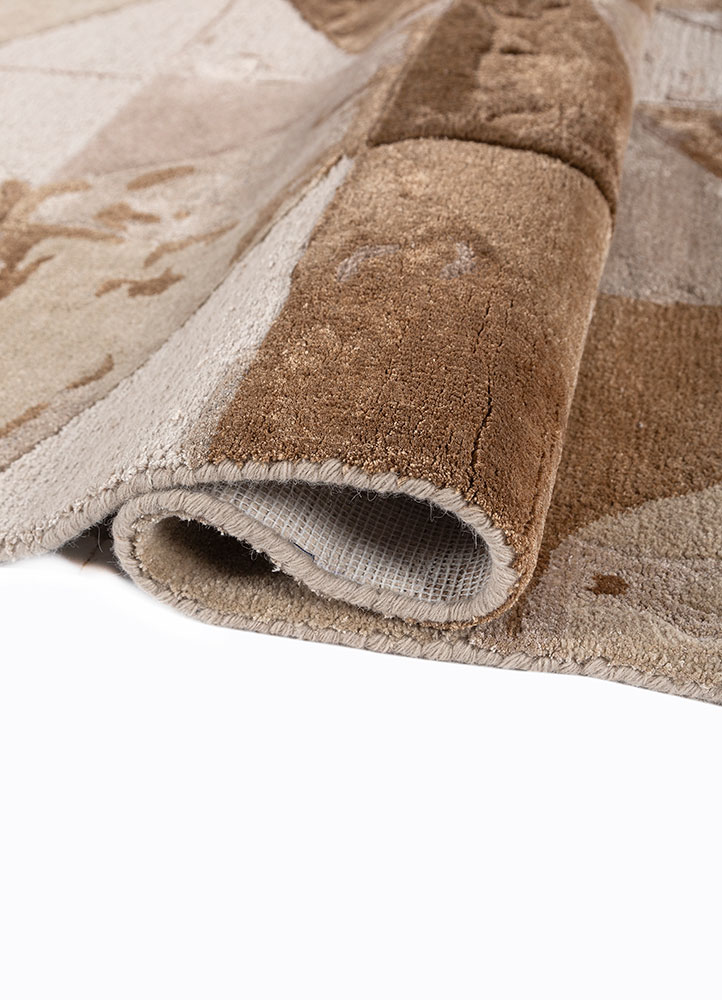 genesis ivory wool and viscose Hand Tufted Rug - FloorShot