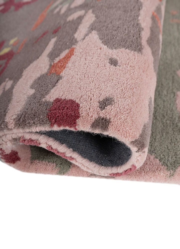 genesis pink and purple wool Hand Tufted Rug - FloorShot genesis pink and purple wool Hand Tufted Rug - FloorShot