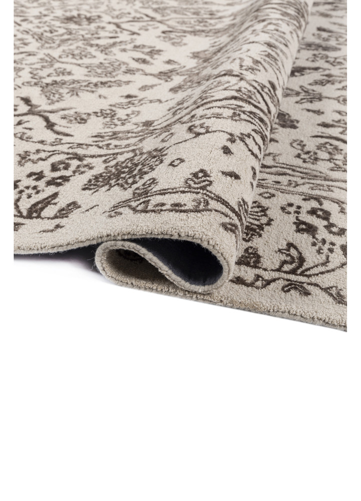 mythos ivory wool and viscose Hand Tufted Rug - FloorShot mythos ivory wool and viscose Hand Tufted Rug - FloorShot