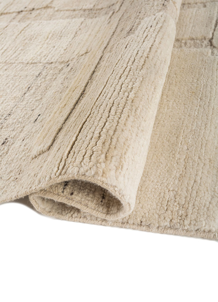 manifest ivory wool Hand Knotted Rug - FloorShot