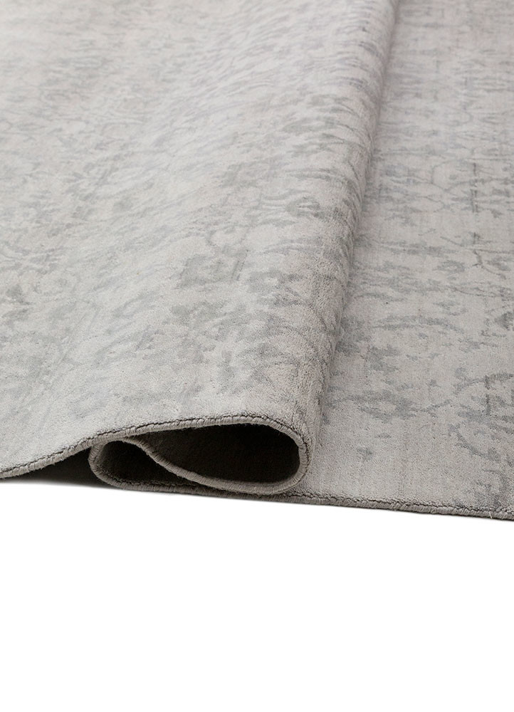 far east beige and brown wool Hand Knotted Rug - FloorShot far east beige and brown wool Hand Knotted Rug - FloorShot