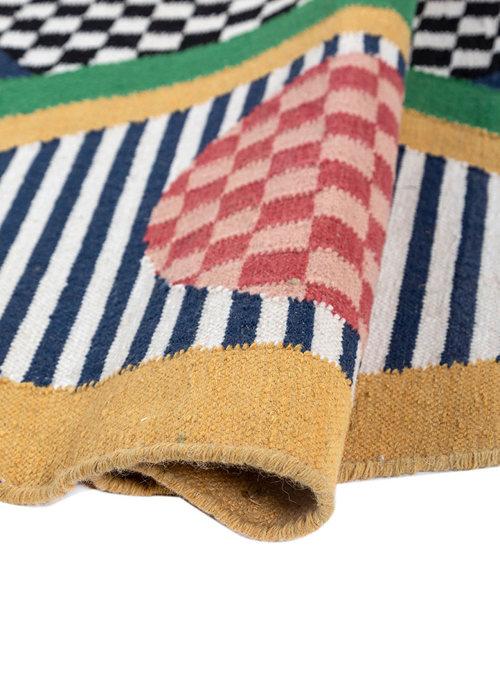 zen & zest ivory wool Flat Weaves Rug - FloorShot