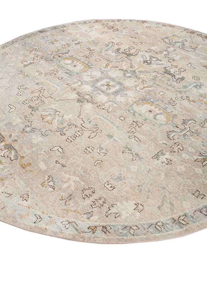 erbe ivory wool Hand Knotted Rug - FloorShot erbe ivory wool Hand Knotted Rug - FloorShot
