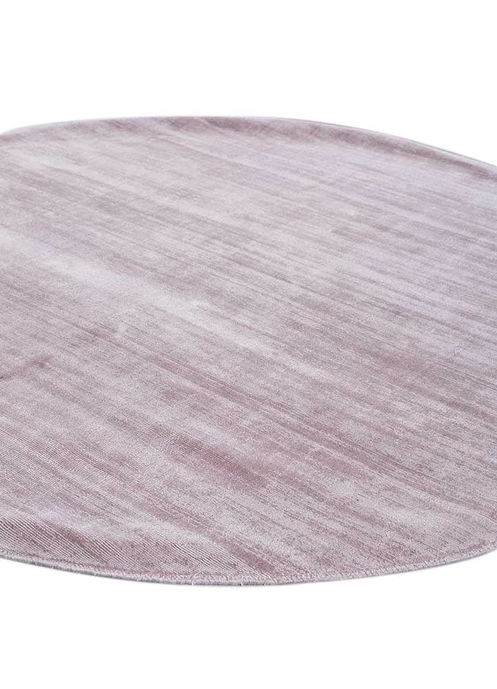 basis pink and purple viscose Hand Loom Rug - FloorShot