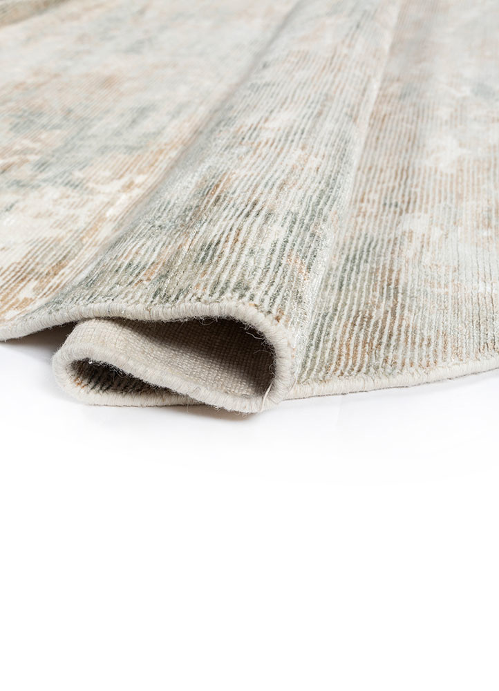 bespoke sile ivory wool and viscose Hand Loom Rug - FloorShot bespoke sile ivory wool and viscose Hand Loom Rug - FloorShot