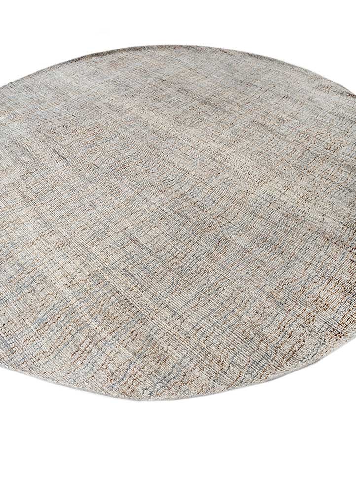 manifest blue wool Hand Knotted Rug - FloorShot