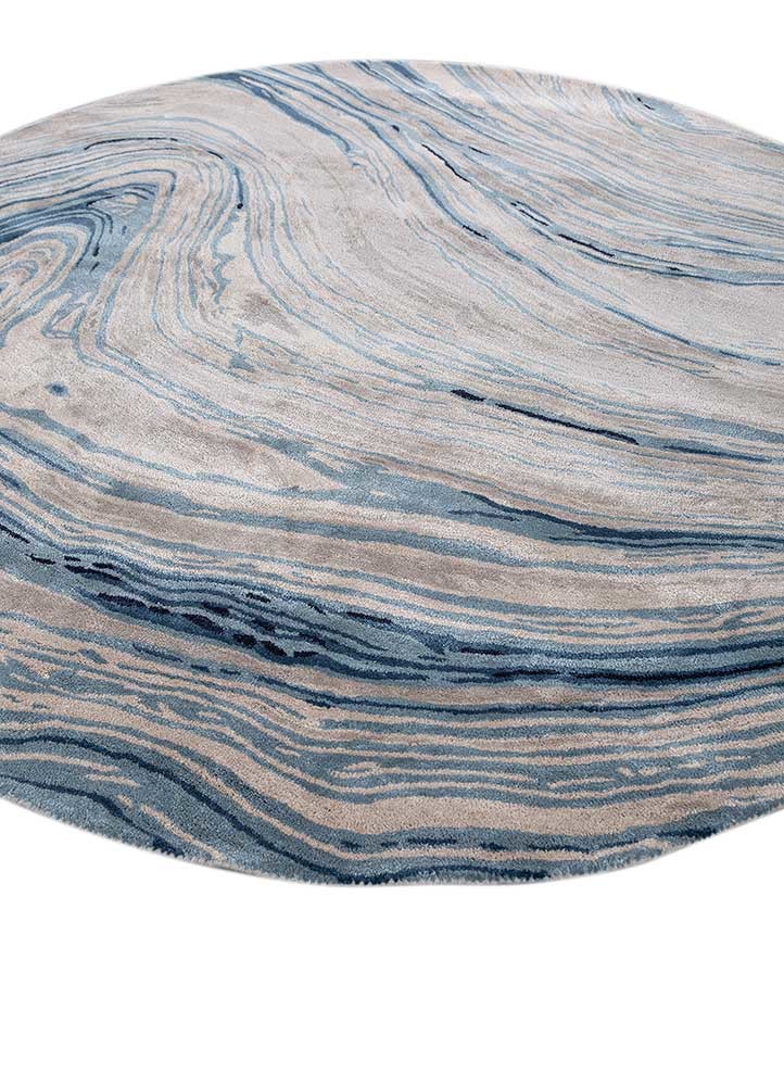 genesis blue wool and viscose Hand Tufted Rug - FloorShot genesis blue wool and viscose Hand Tufted Rug - FloorShot