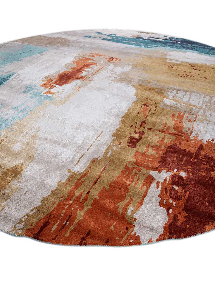 genesis multi wool and viscose Hand Tufted Rug - FloorShot