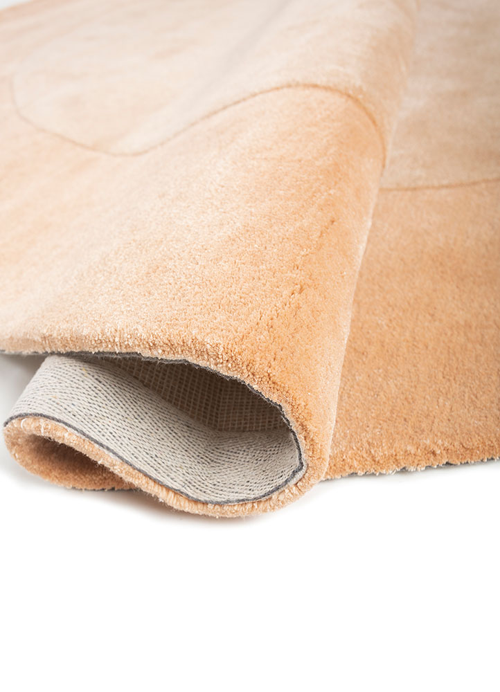 cera gold wool and viscose Hand Tufted Rug - FloorShot