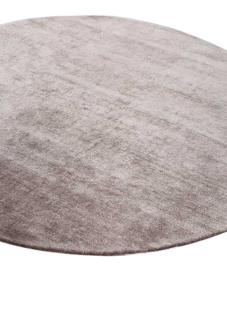 come around grey and black viscose Hand Tufted Rug - FloorShot