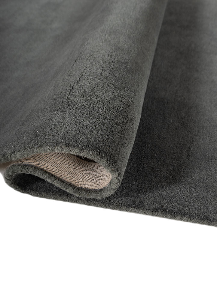 acar blue wool Hand Tufted Rug - FloorShot