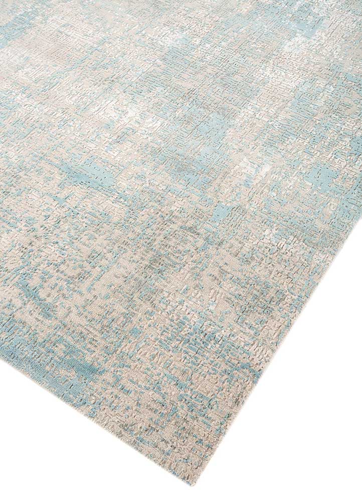 uvenuti beige and brown wool and bamboo silk Hand Knotted Rug - FloorShot uvenuti beige and brown wool and bamboo silk Hand Knotted Rug - FloorShot