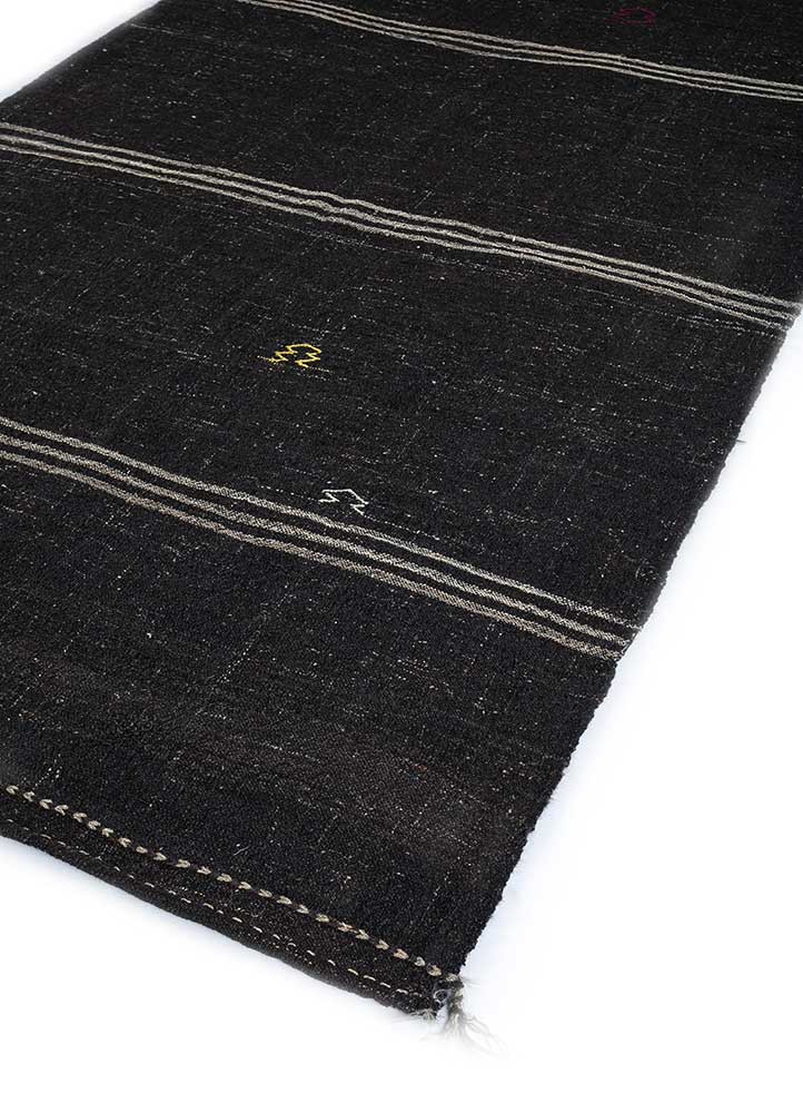 clan grey and black wool Hand Knotted Rug - FloorShot clan grey and black wool Hand Knotted Rug - FloorShot