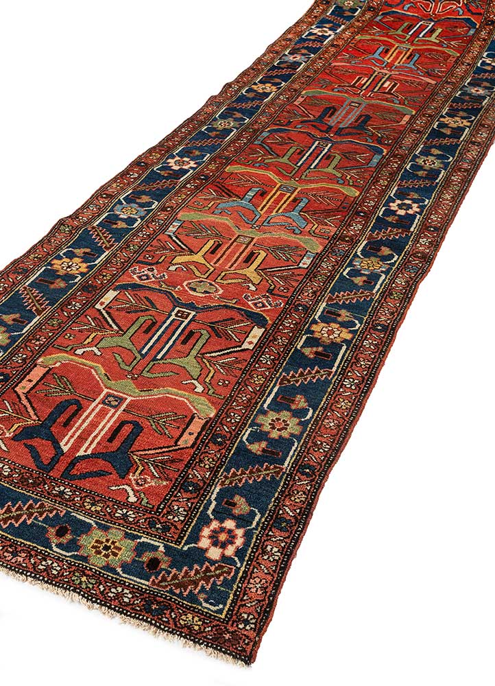 aalam pink and purple wool Hand Knotted Rug - FloorShot aalam pink and purple wool Hand Knotted Rug - FloorShot