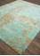 free verse by kavi green wool and silk Hand Knotted Rug - FloorShot free verse by kavi green wool and silk Hand Knotted Rug - FloorShot