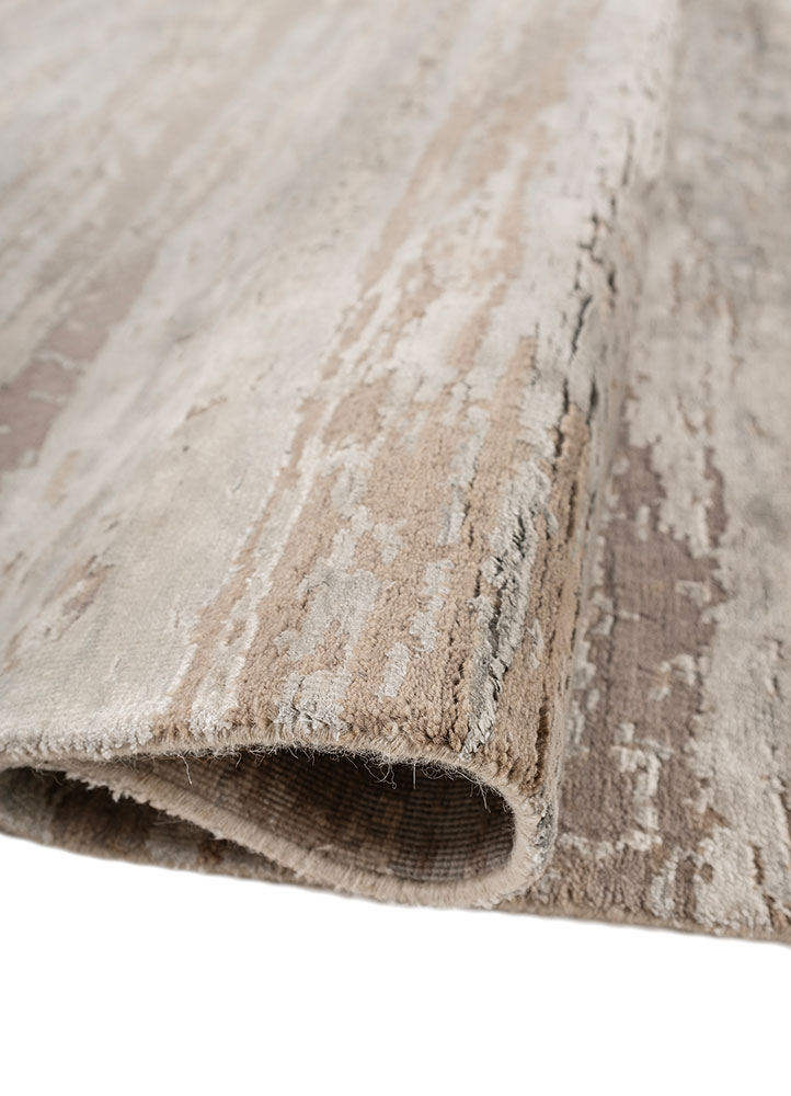 aprezo ivory wool and bamboo silk Hand Knotted Rug - FloorShot aprezo ivory wool and bamboo silk Hand Knotted Rug - FloorShot