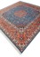 aalam blue wool Hand Knotted Rug - FloorShot aalam blue wool Hand Knotted Rug - FloorShot