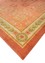 aalam red and orange wool Hand Knotted Rug - FloorShot aalam red and orange wool Hand Knotted Rug - FloorShot