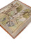 wall installation green wool and silk Wall Art Rug - FloorShot wall installation green wool and silk Wall Art Rug - FloorShot