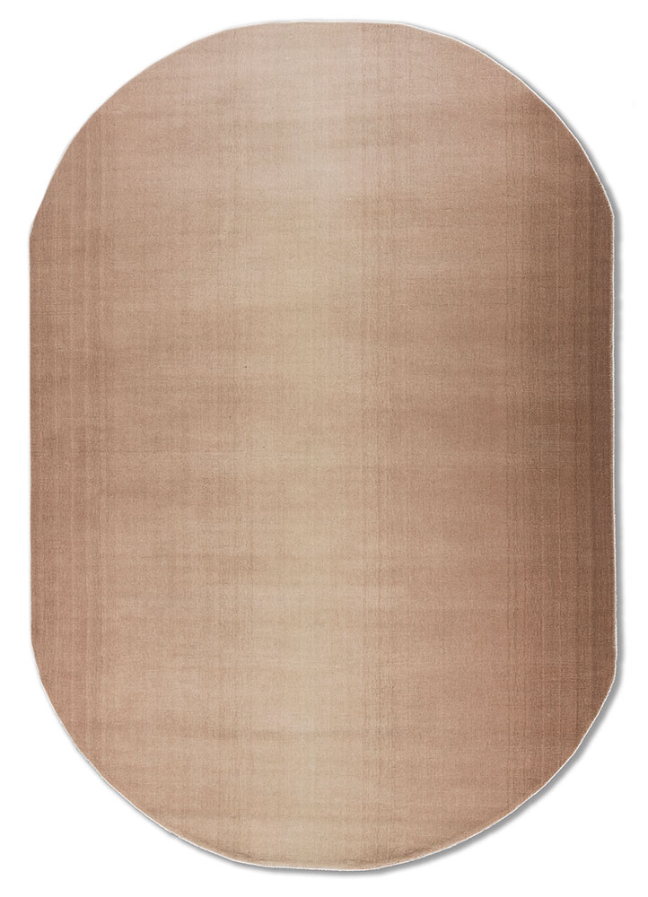 jean red and orange wool Hand Loom Rug - HeadShot