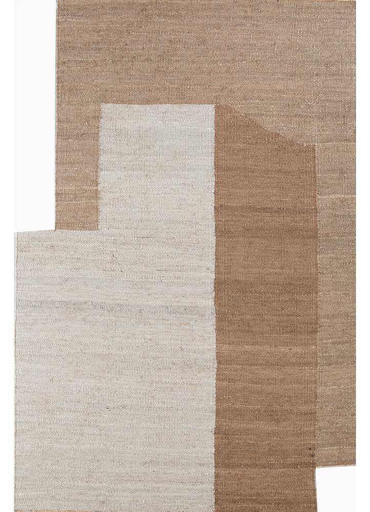 daaira ivory jute and hemp Flat Weaves Rug - HeadShot