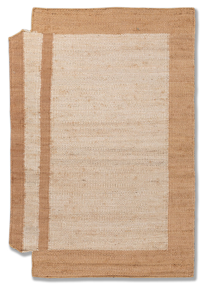 daaira ivory jute and hemp Flat Weaves Rug - HeadShot
