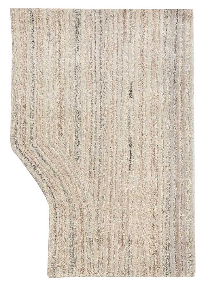 pathways ivory wool and viscose Hand Tufted Rug - HeadShot