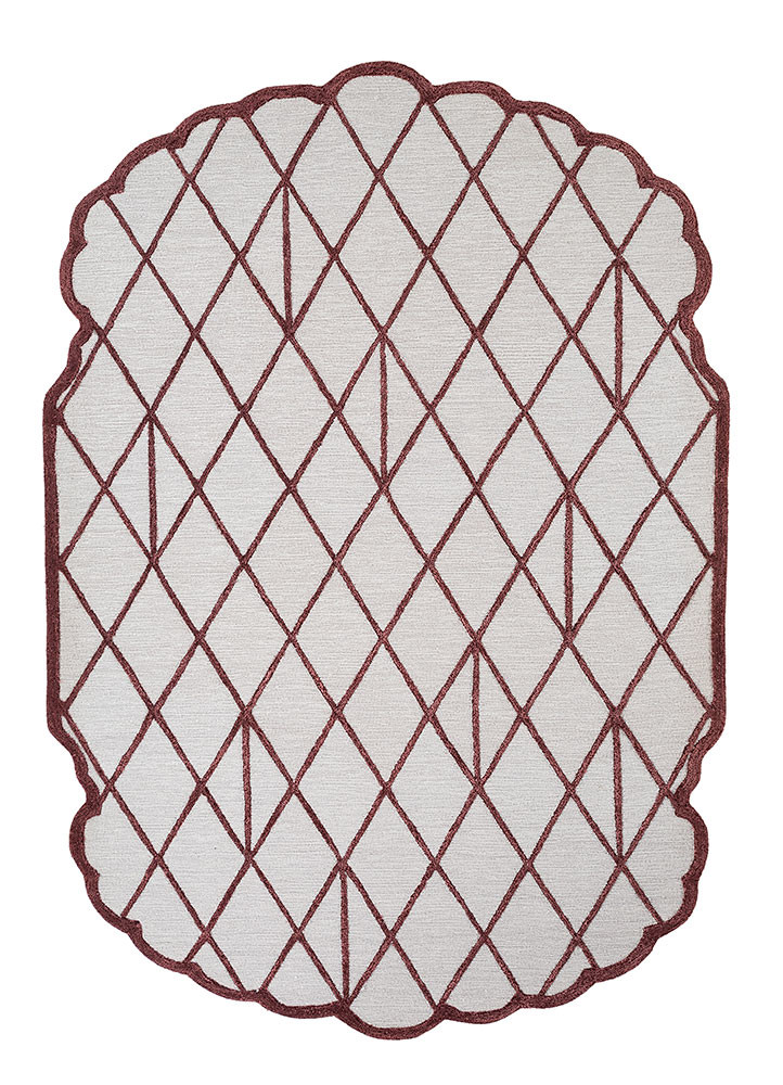 jaipur wunderkammer ivory wool and viscose Hand Tufted Rug - HeadShot jaipur wunderkammer ivory wool and viscose Hand Tufted Rug - HeadShot