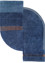 come around blue wool and viscose Hand Tufted Rug - HeadShot come around blue wool and viscose Hand Tufted Rug - HeadShot