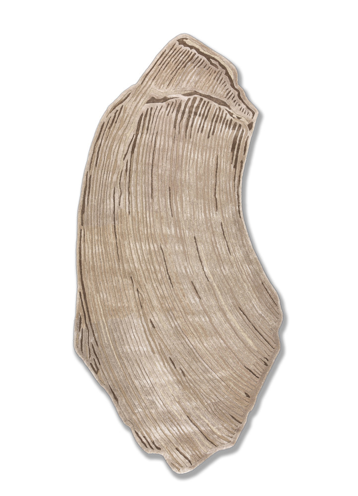 infini beige and brown wool and viscose Hand Tufted Rug - HeadShot infini beige and brown wool and viscose Hand Tufted Rug - HeadShot